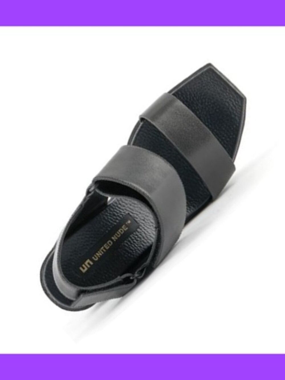 United Nude Delta Wedge Sandal in Black - Size 40 (NWT) - Picture 5 of 7